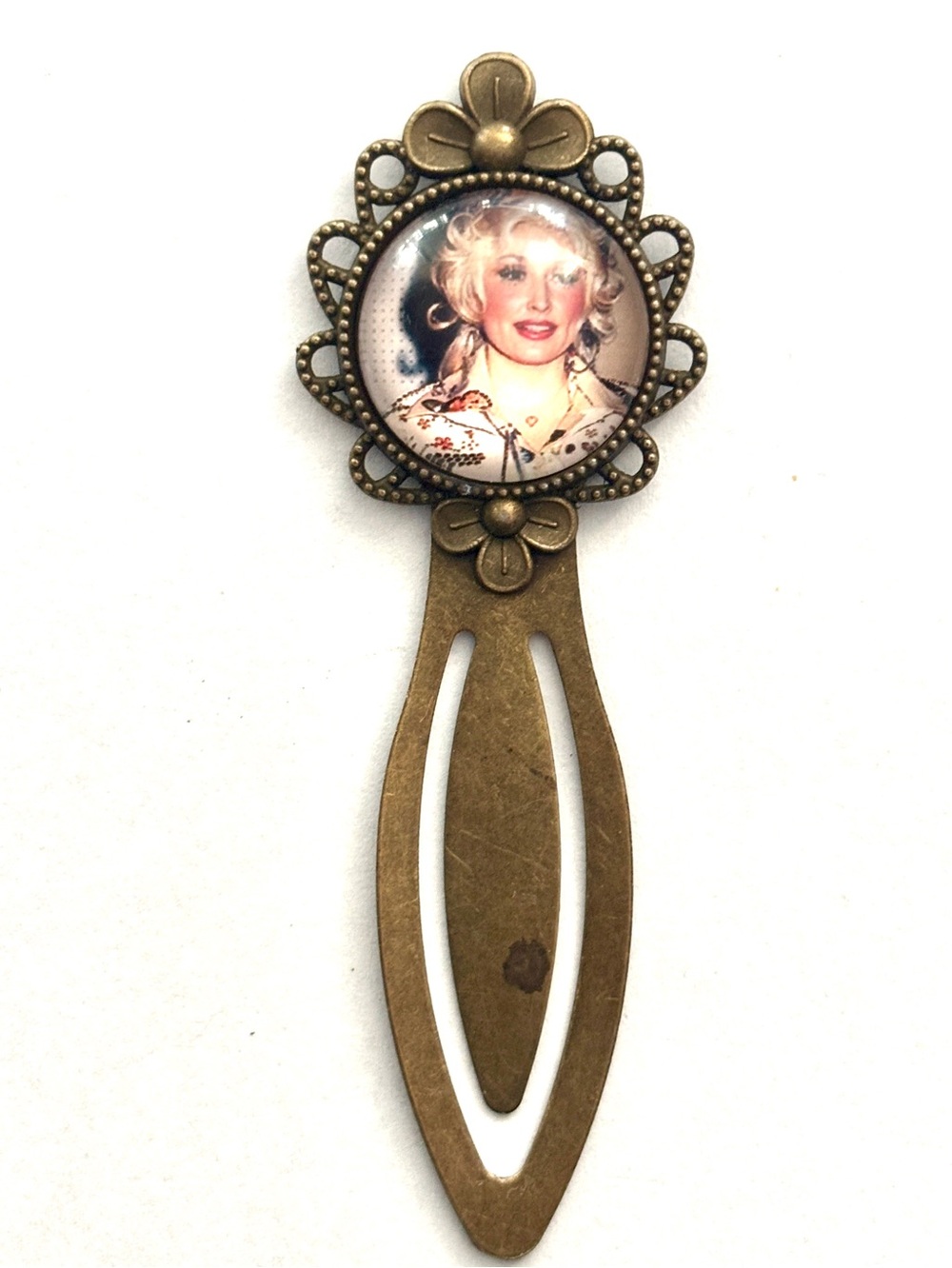 Dolly Parton Retro Style Metal Bookmark, Handmade, NWT